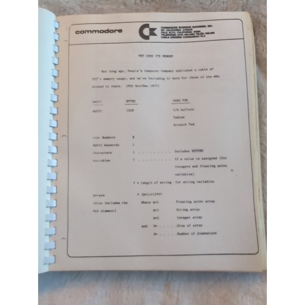 Commodore Complete Programming Coding Usage Manual Large Spiral Bound Repro Vtg - Picture 11 of 16